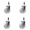 Service Caster 5'' Nylon Wheel Swivel 7/8'' Expanding Stem Caster Set, 4PK SCC-EX20S514-NYS-78-4 - alternate 1